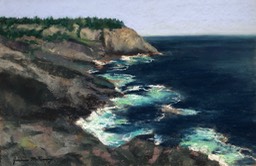 Coastal View Towards Blackhead, Monhgan Island, Maine  