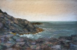 Overcast Coastal Day, Maine