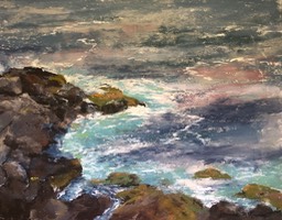 Rocks and Surf, Monhegan Island Maine